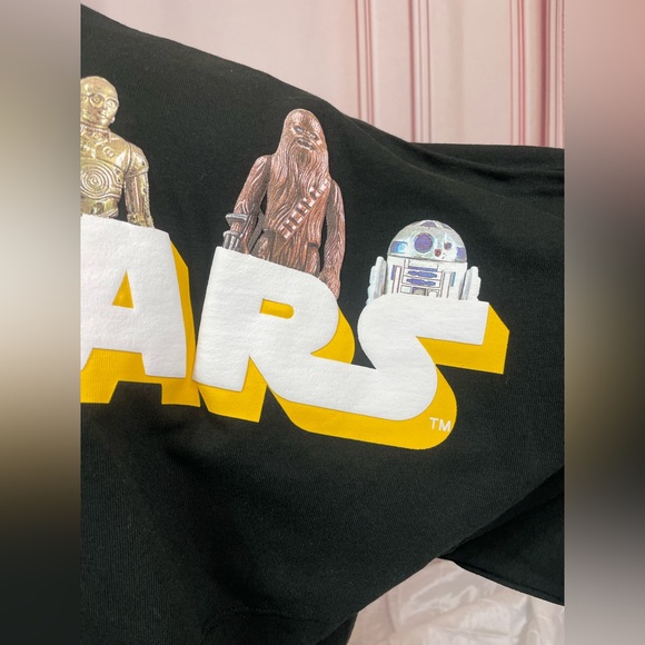 Disney Parks Star Wars Vintage Action Figure Jedi Spirit Jersey Adult Sze XL L M - Picture 4 of 15